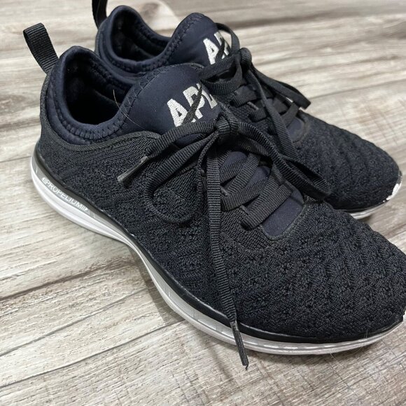 APL Athletic Techloom Phantom W Lace Up Runnings Shoes B/W Women’s Size 5.5 - Picture 5 of 12